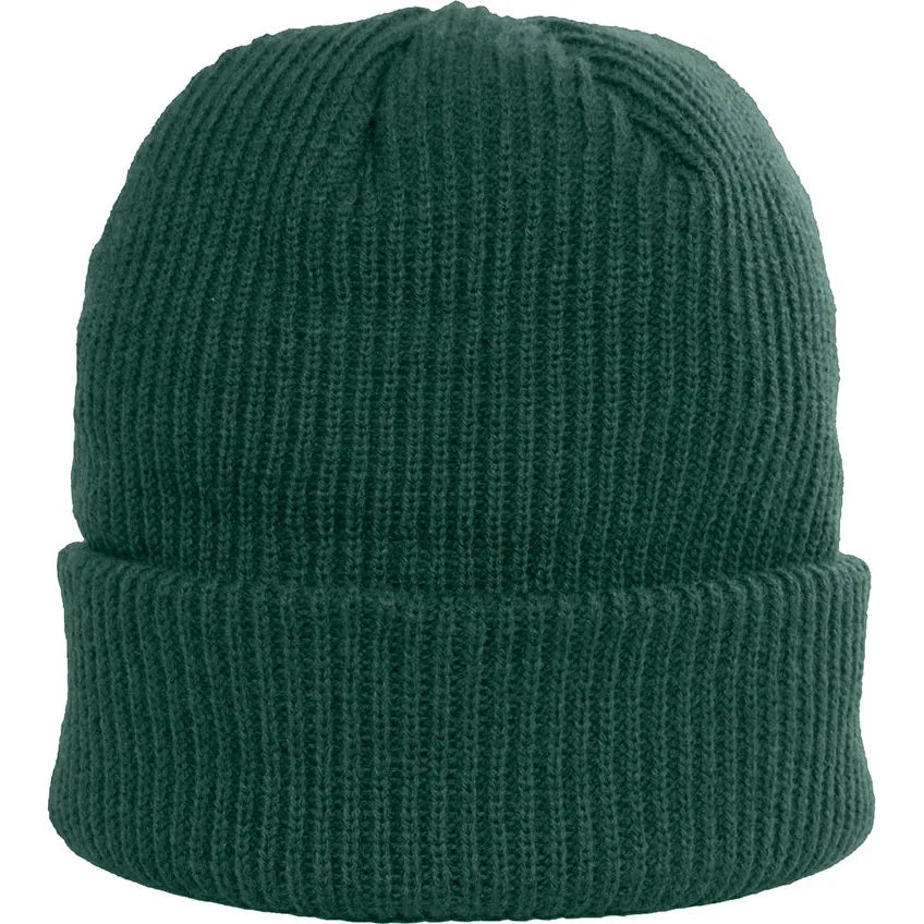Custom Logo Initial Ribbed Beanie