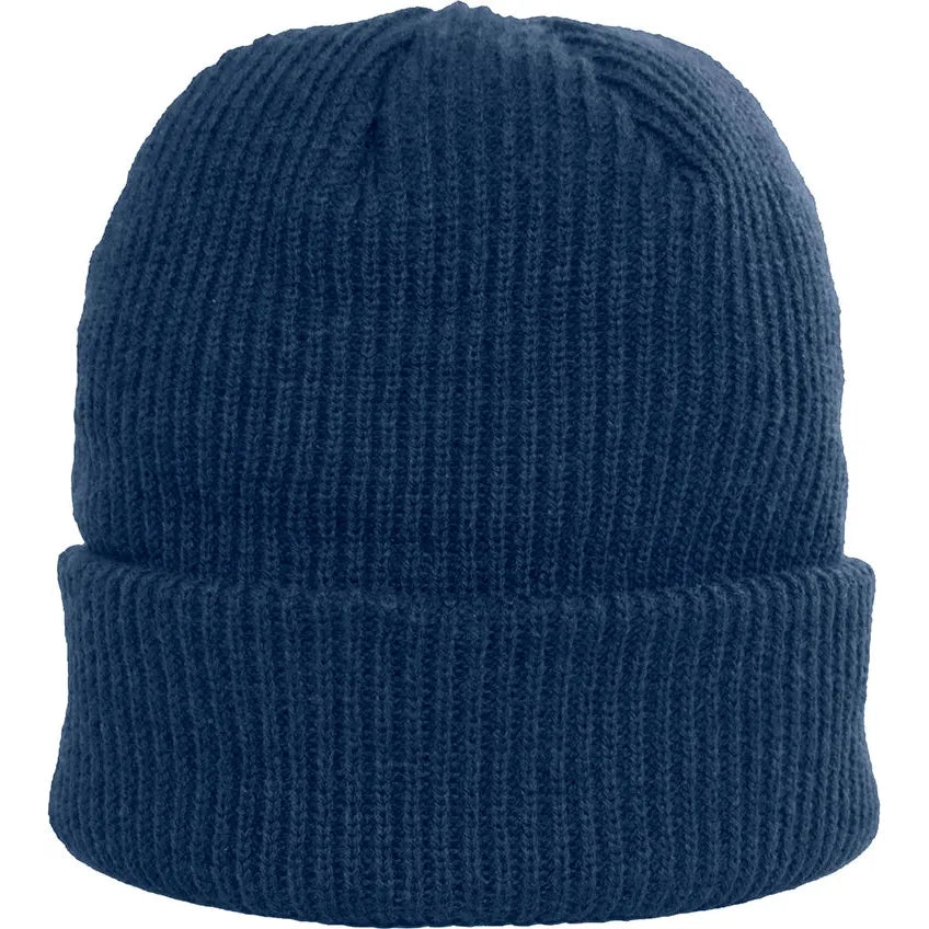 Custom Logo Initial Ribbed Beanie