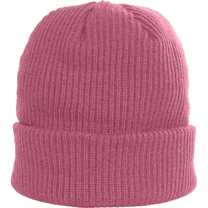 Custom Logo Initial Ribbed Beanie