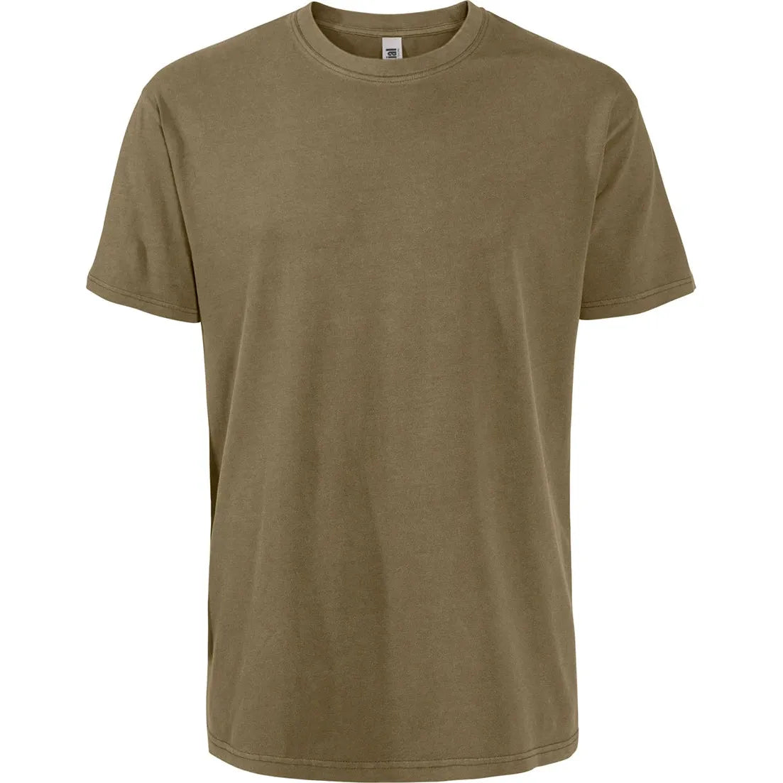 Custom Logo Initial Vintage Washed Crewneck T-shirt