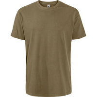 Custom Logo Initial Vintage Washed Crewneck T-shirt