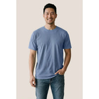 Custom Logo Initial Vintage Washed Crewneck T-shirt