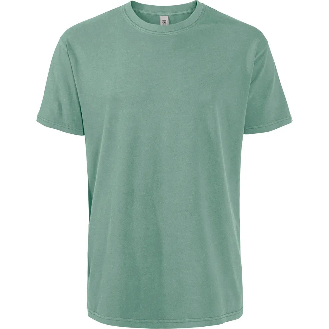 Custom Logo Initial Vintage Washed Crewneck T-shirt