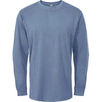 Custom Logo Initial Vintage Washed Long Sleeve T-shirt