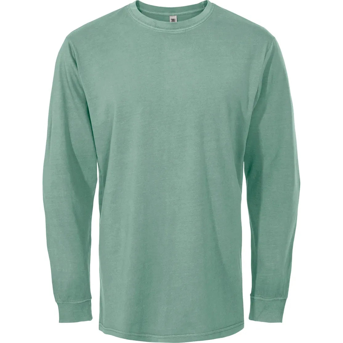 Custom Logo Initial Vintage Washed Long Sleeve T-shirt