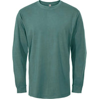 Custom Logo Initial Vintage Washed Long Sleeve T-shirt