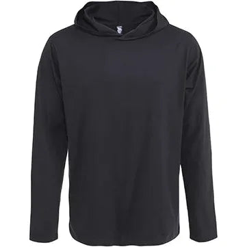 Custom Logo Initial Hooded Long Sleeve T-shirt