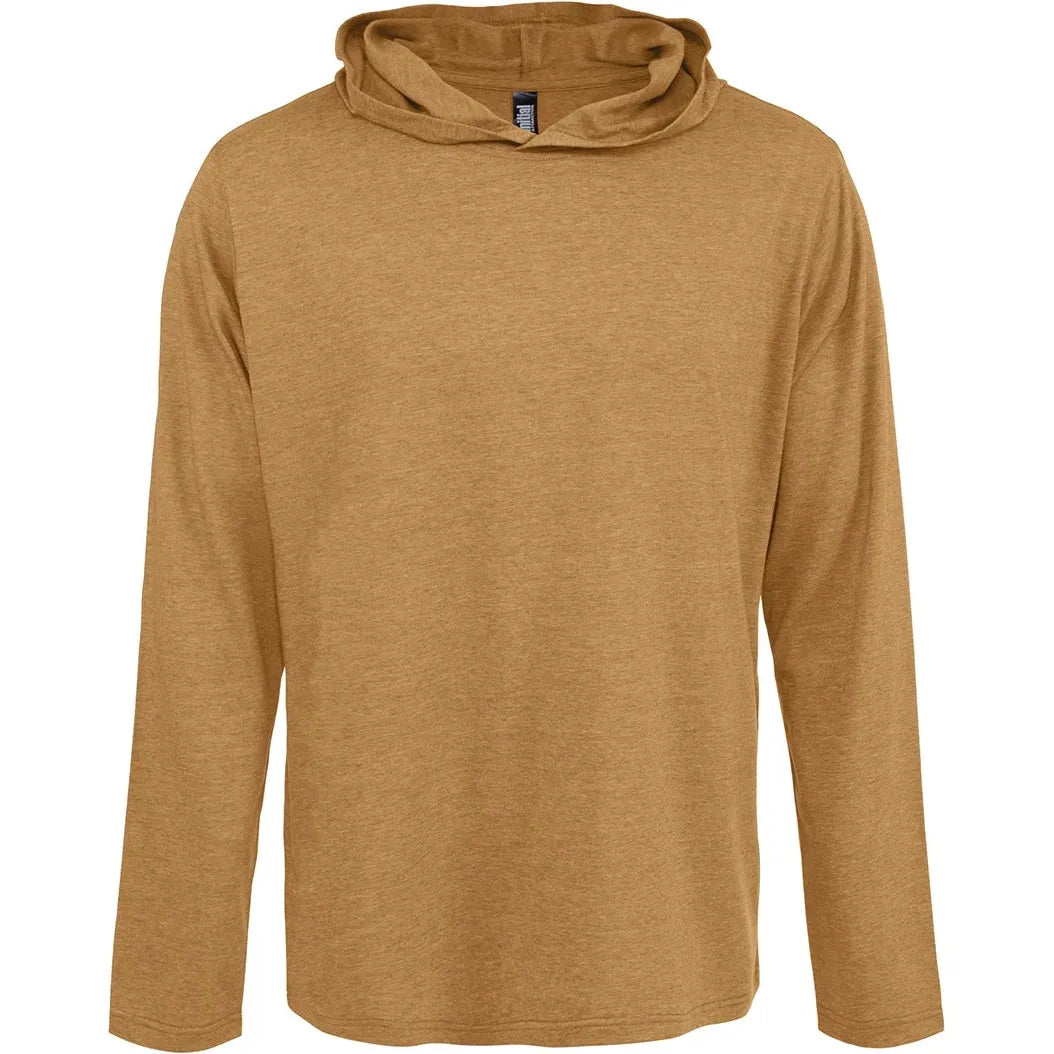 Custom Logo Initial Hooded Long Sleeve T-shirt