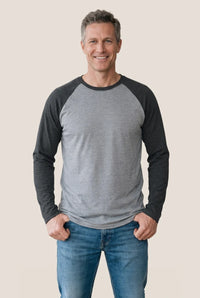 Custom Logo Ethica Raglan Long Sleeve T-shirt