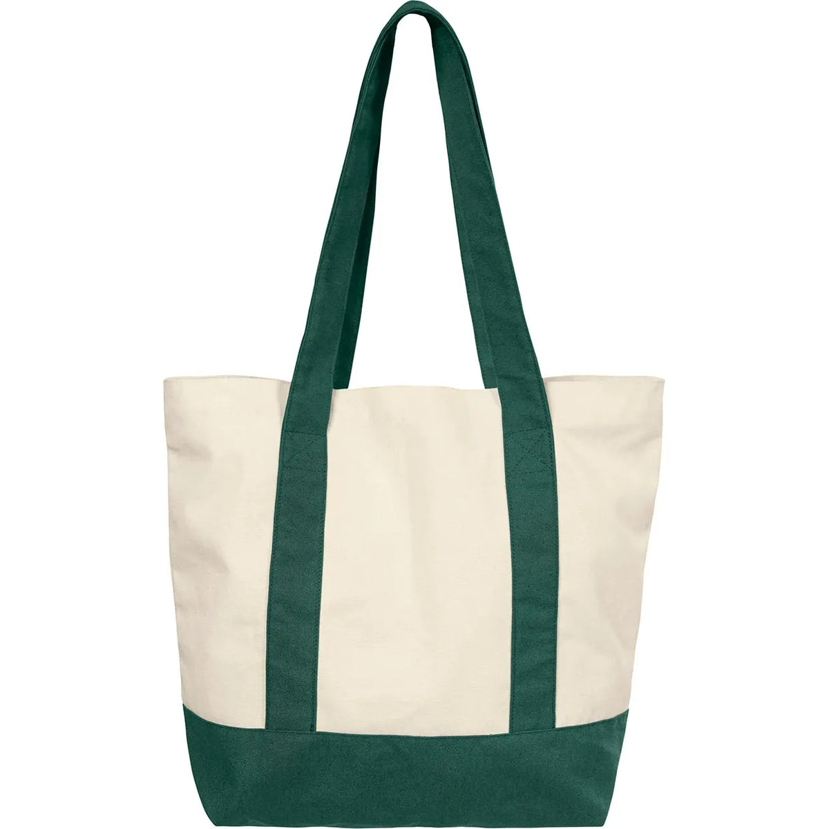 Custom Logo Initial Two-tone Tote Bag