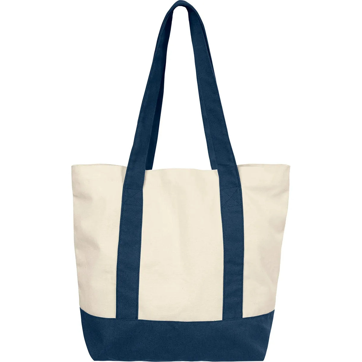 Custom Logo Initial Two-tone Tote Bag