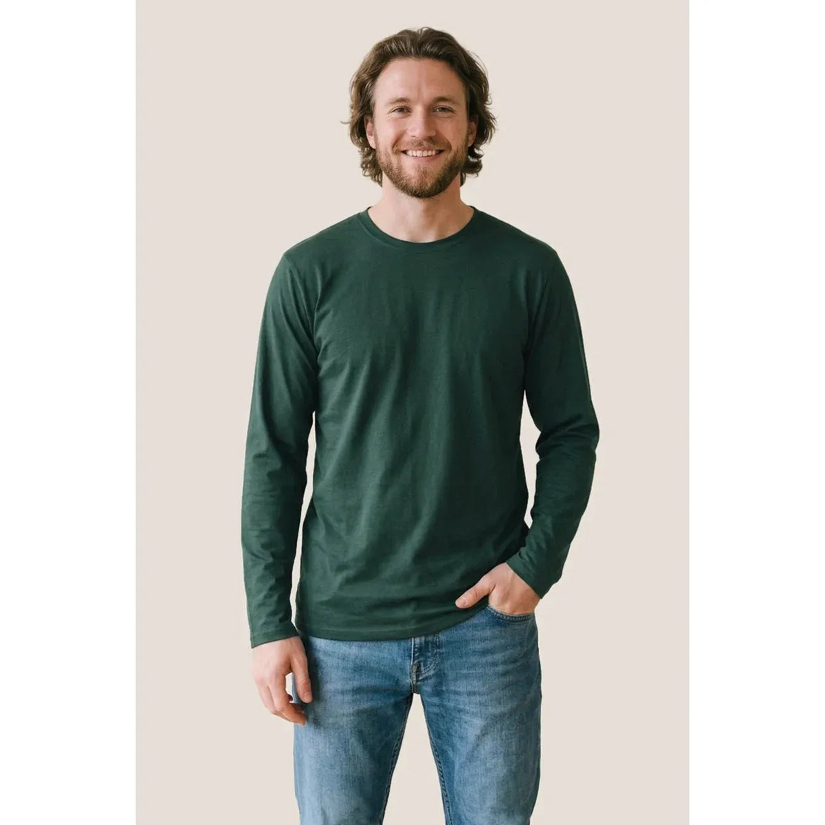 Custom Logo Initial Long Sleeve T-shirt