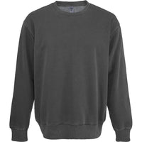 Custom Logo Initial Vintage Wash Crewneck Sweatshirt