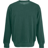 Custom Logo Initial Vintage Wash Crewneck Sweatshirt
