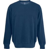 Custom Logo Initial Vintage Wash Crewneck Sweatshirt
