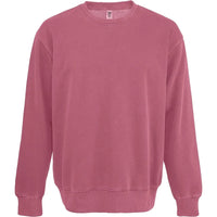Custom Logo Initial Vintage Wash Crewneck Sweatshirt