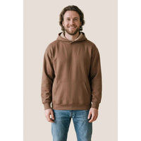 Custom Logo Initial Vintage Wash Hooded Sweatshirt