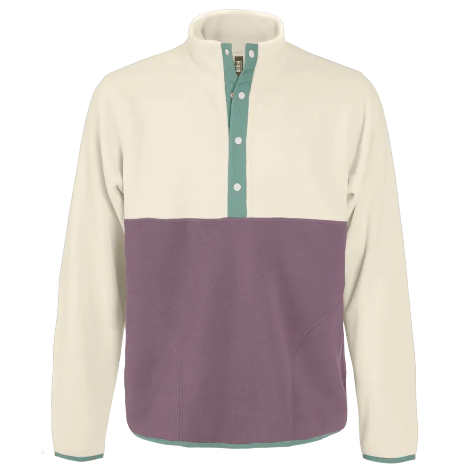 Custom Logo Initial ¼ Button-down sweater