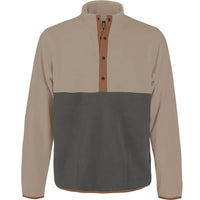 Custom Logo Initial ¼ Button-down sweater