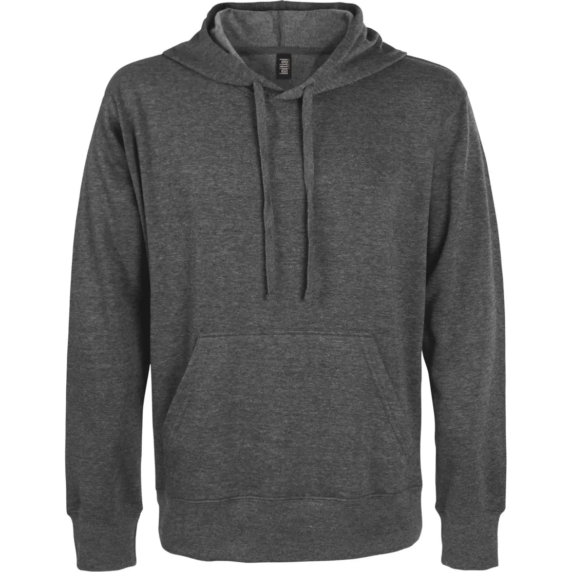 Custom Logo Initial Lightweight Hooded Sweatshirt