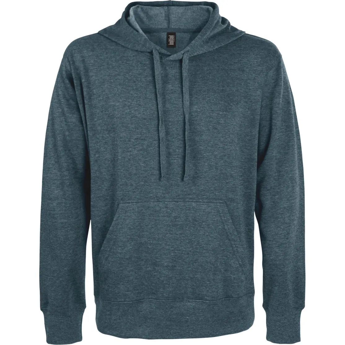 Custom Logo Initial Lightweight Hooded Sweatshirt