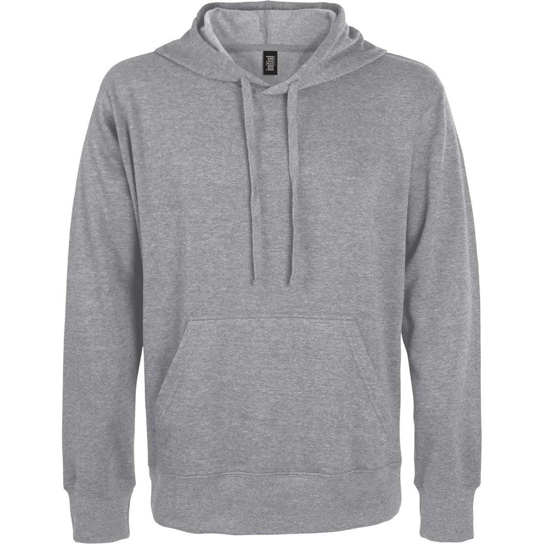Custom Logo Initial Lightweight Hooded Sweatshirt