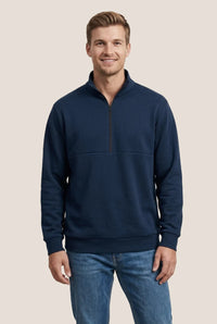 Custom Logo Ethica Quarter-zip Sweatshirt