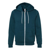 Unisex Sponge Fleece Full-Zip Hoodie Sweatshirt