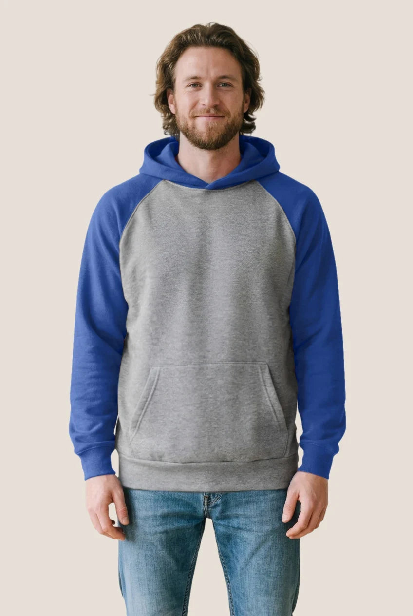 Custom Logo Ethica Raglan Hooded Sweatshirt