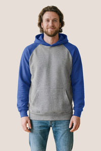 Custom Logo Ethica Raglan Hooded Sweatshirt