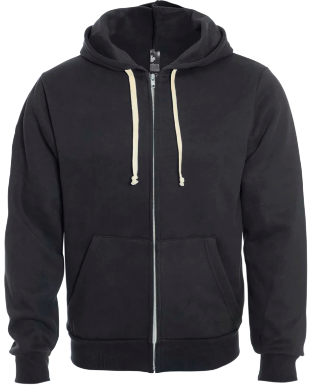 Custom Logo Ethica Hooded Full Zip Sweatshirt