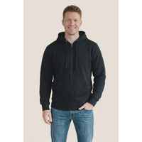 Custom Logo Initial Heavyweight Full-Zip Hooded Sweatshirt