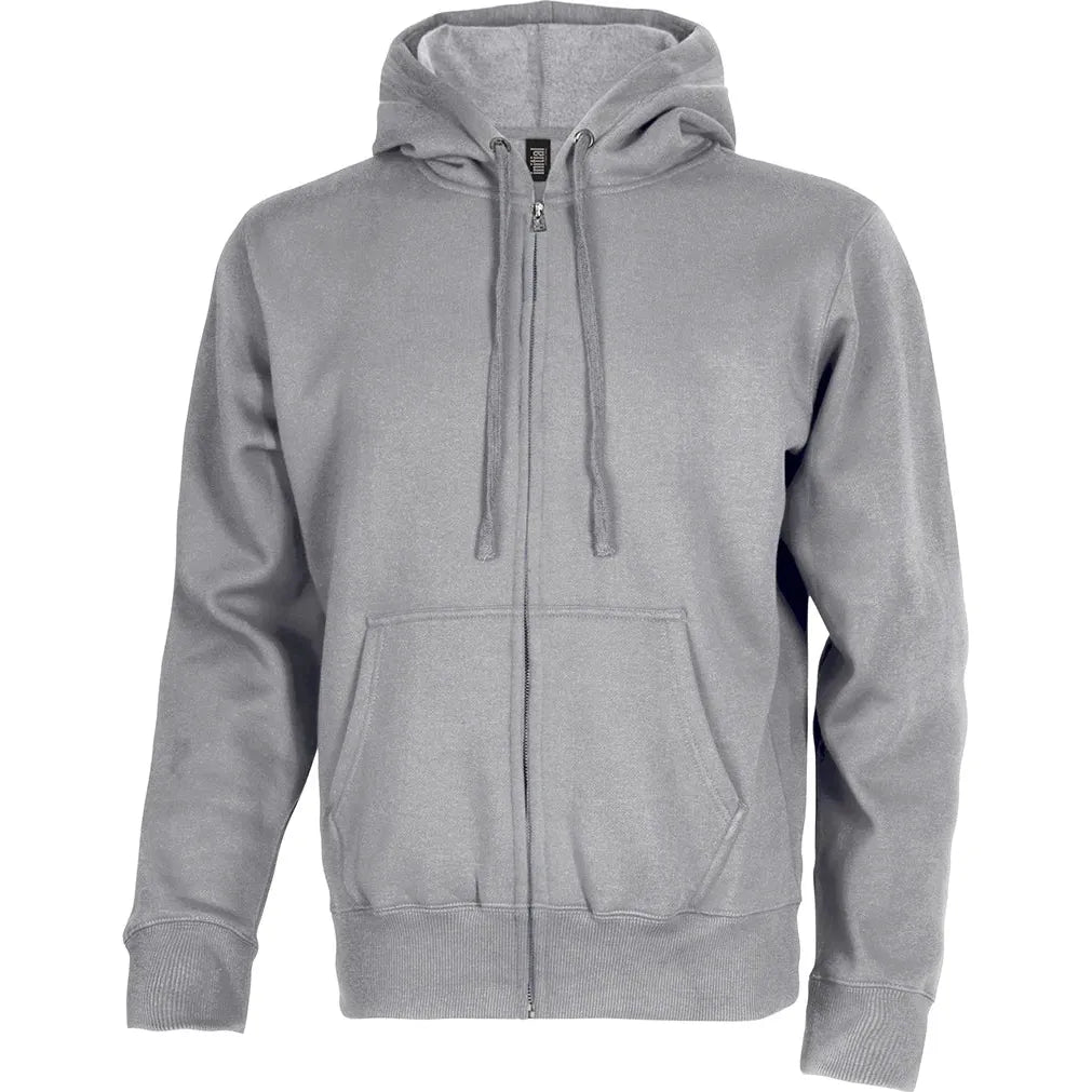 Custom Logo Initial Heavyweight Full-Zip Hooded Sweatshirt