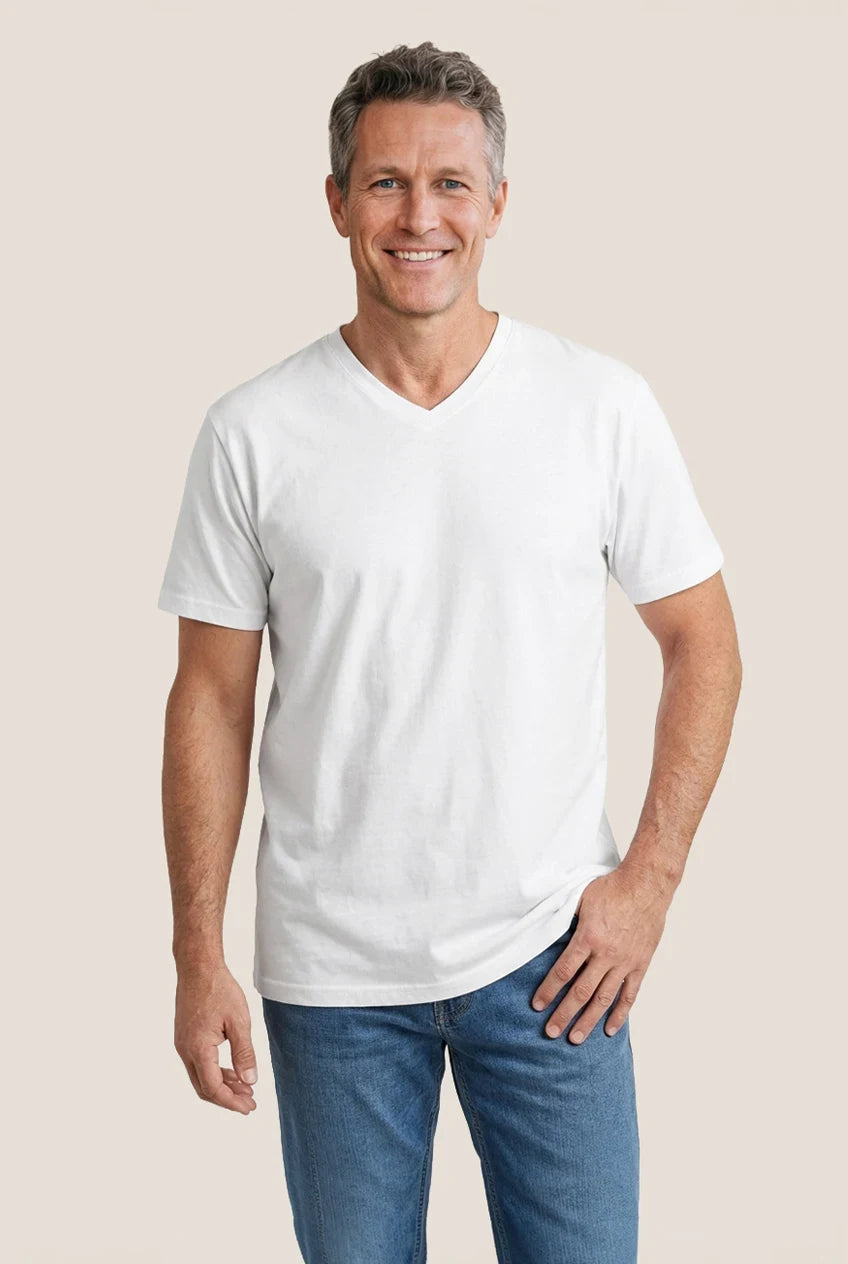 Custom Logo Ethica V-neck T-shirt