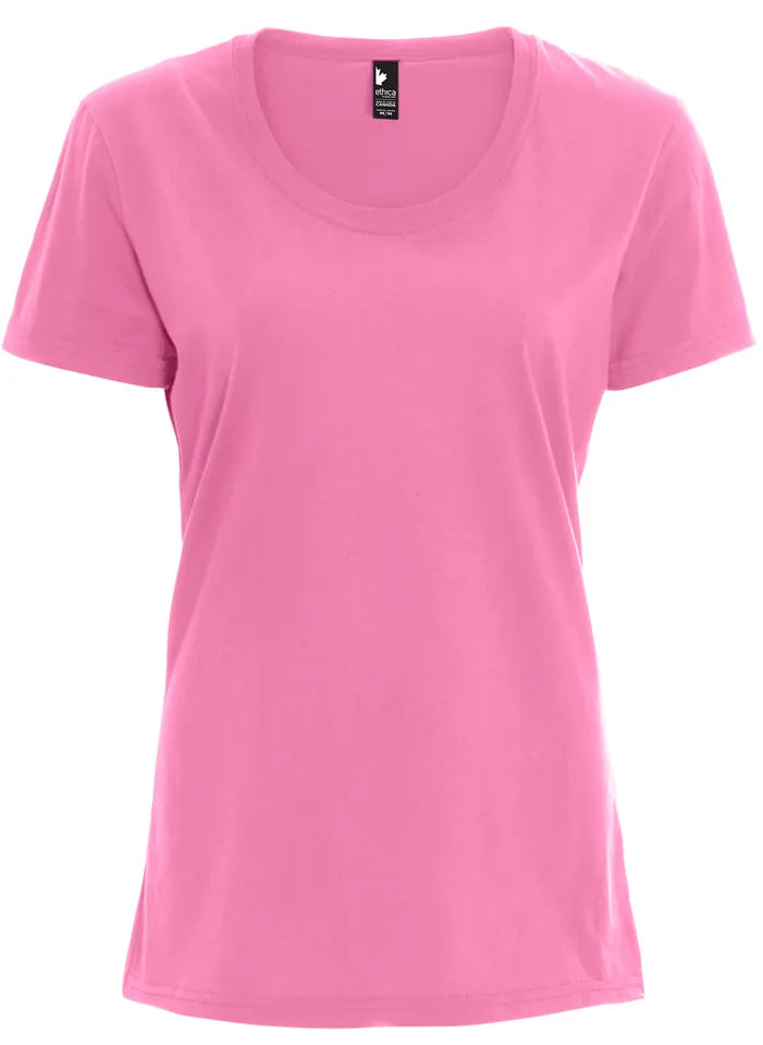 Custom Logo Ethica Crewneck T-shirt - Women