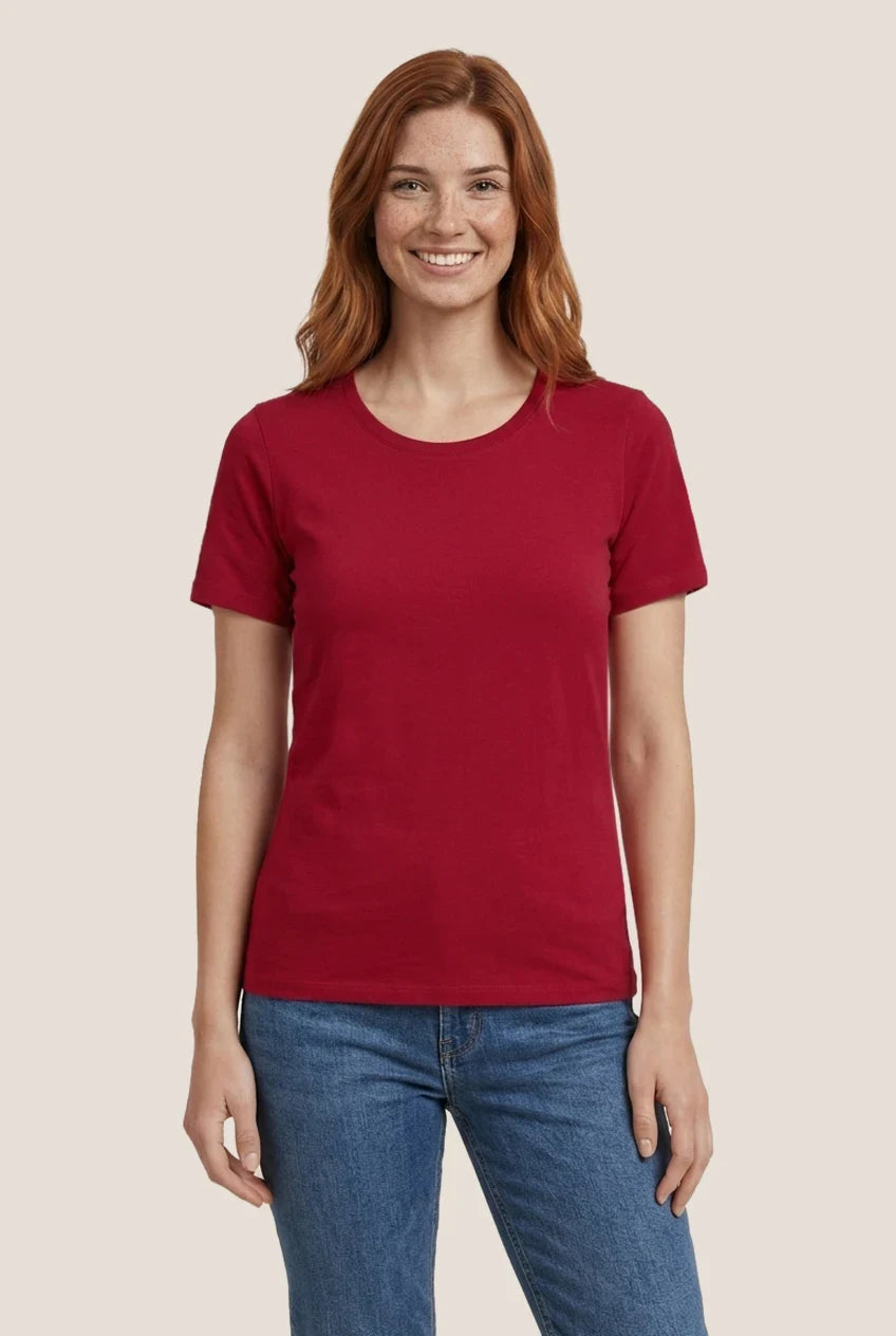 Custom Logo Ethica Crewneck T-shirt - Women