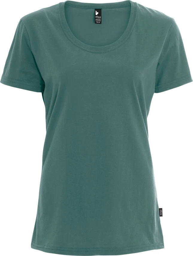 Custom Logo Ethica Crewneck T-shirt - Women
