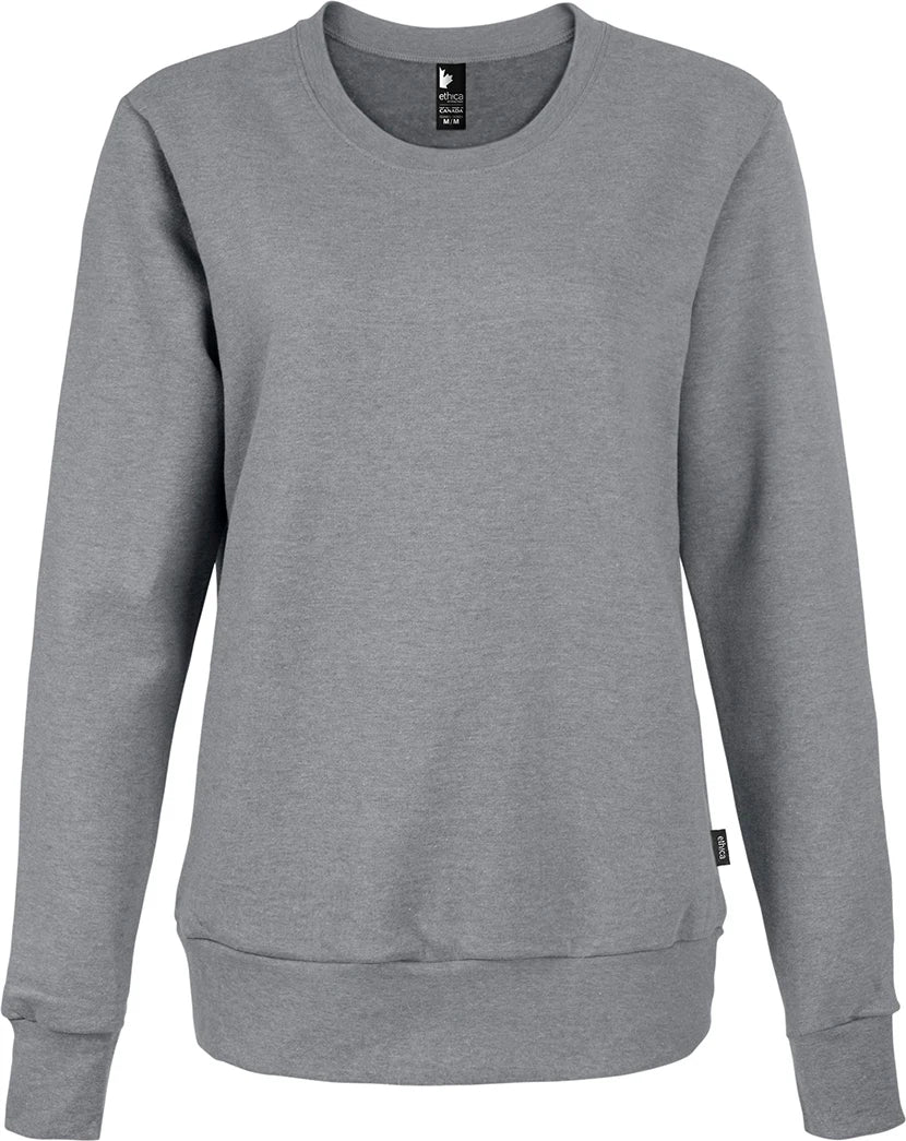 Custom Logo Ethica Crewneck Sweatshirt - Women