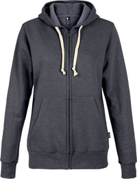Custom Logo Ethica Hooded Full Zip Sweatshirt - Women