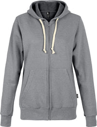 Custom Logo Ethica Hooded Full Zip Sweatshirt - Women