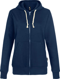 Custom Logo Ethica Hooded Full Zip Sweatshirt - Women