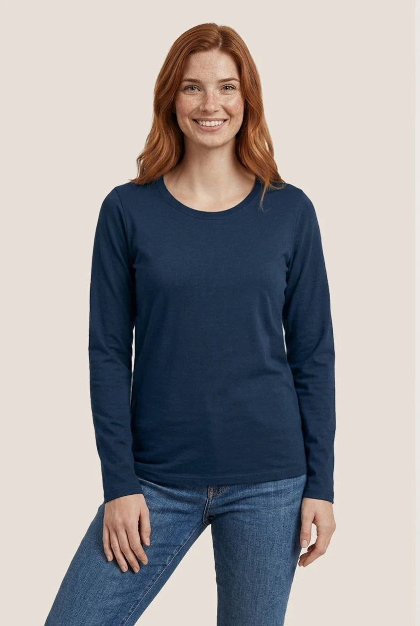 Custom Logo Ethica Long sleeve T-shirt - Women