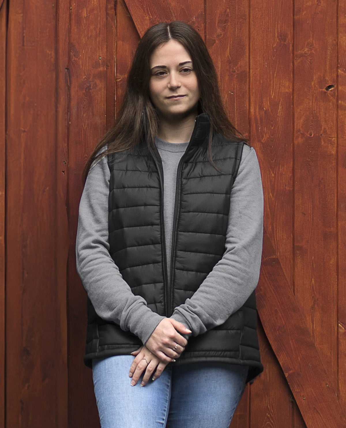 Custom Logo Ethica Quilted Vest - Women