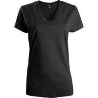 Custom Logo Initial V-neck T-shirt - Women
