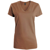 Custom Logo Initial V-neck T-shirt - Women