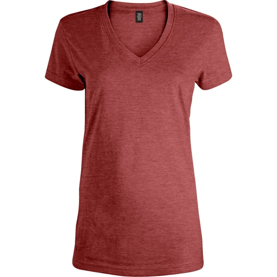 Custom Logo Initial V-neck T-shirt - Women
