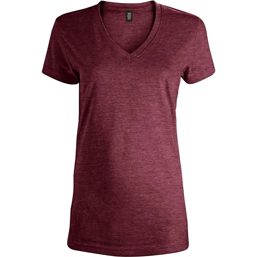 Custom Logo Initial V-neck T-shirt - Women