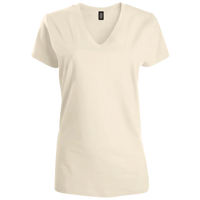 Custom Logo Initial V-neck T-shirt - Women