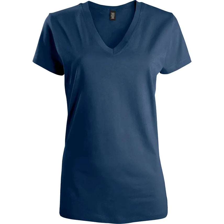 Custom Logo Initial V-neck T-shirt - Women