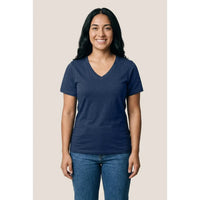 Custom Logo Initial V-neck T-shirt - Women